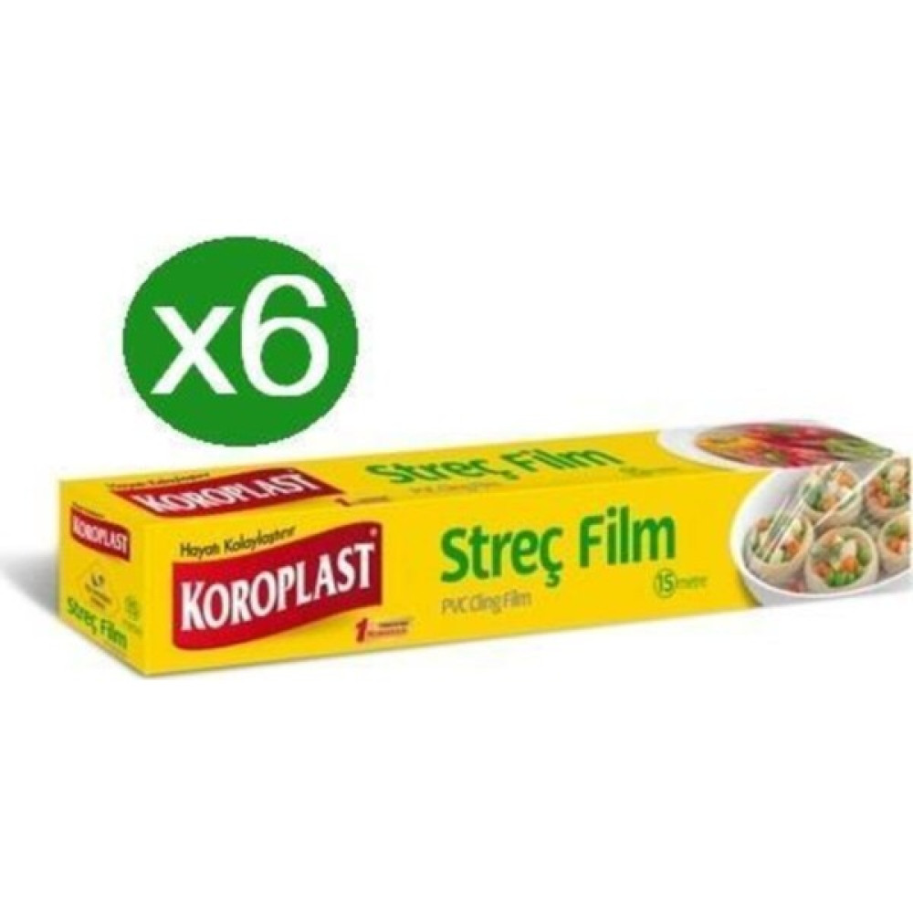 Koroplast Streç Film 100 mt 6'lı Streç Film Fiyatı
