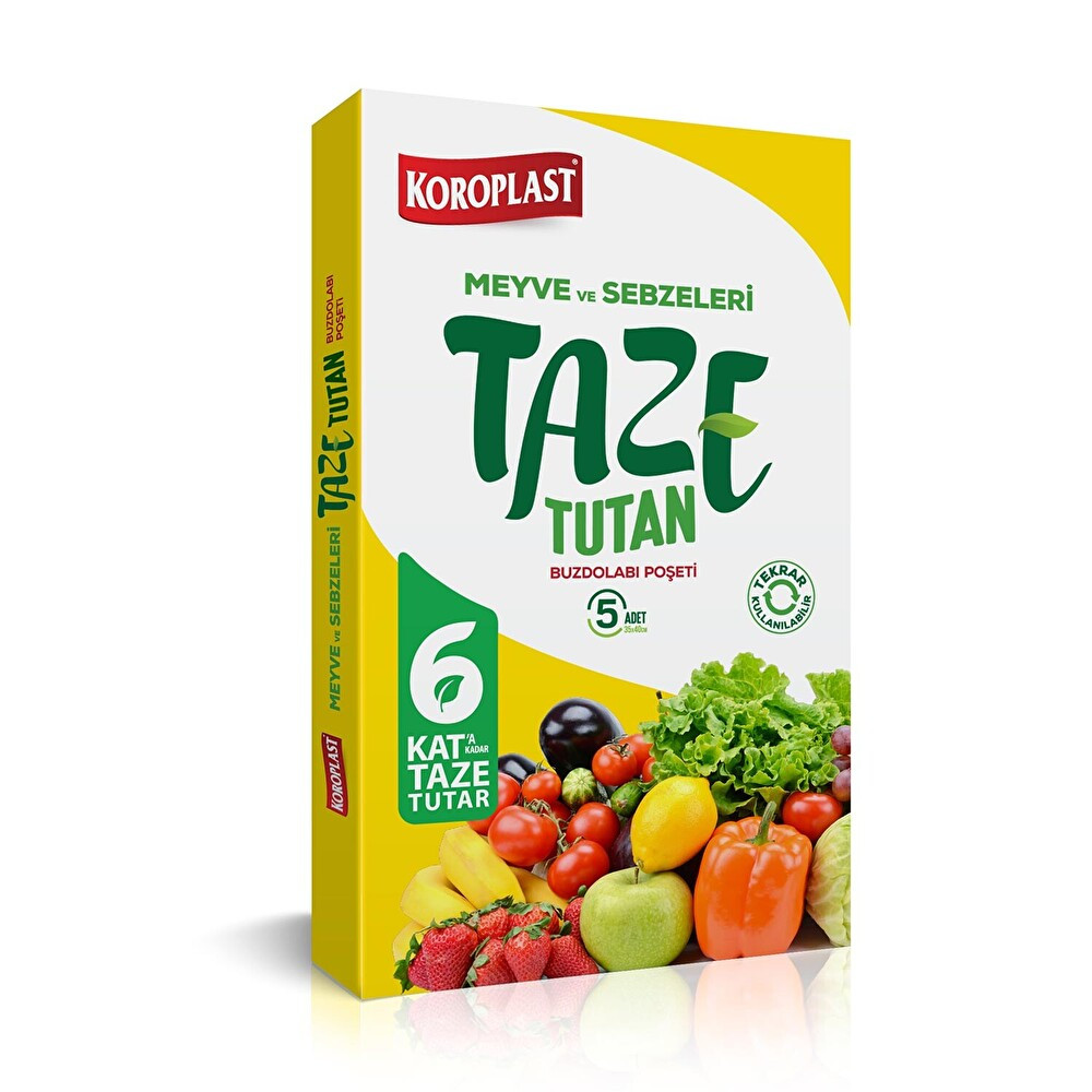 Koroplast Taze Tutan Buzdolabı Poşeti 5'li Buzdolabı Poşeti Fiyatı