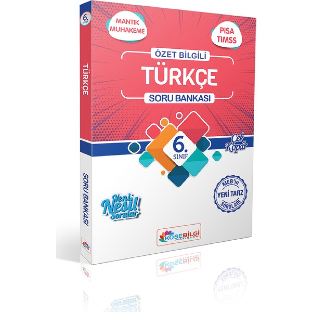Köşe Bilgi Yayınları 6. Sınıf Türkçe Özet Bilgili Soru Bankası Kaynak Kitapları Fiyatı