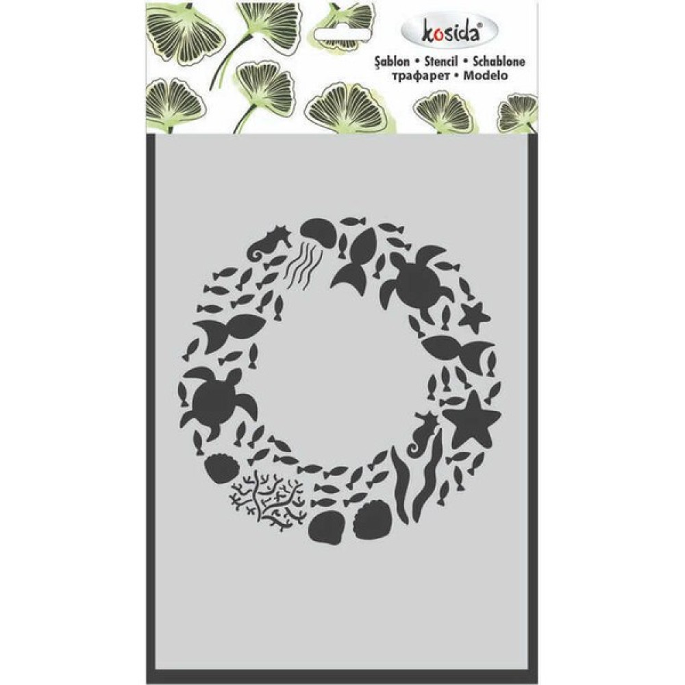 Kosida Stencil 20X30CM Denizaltı Sanatsal Malzemeler Fiyatı