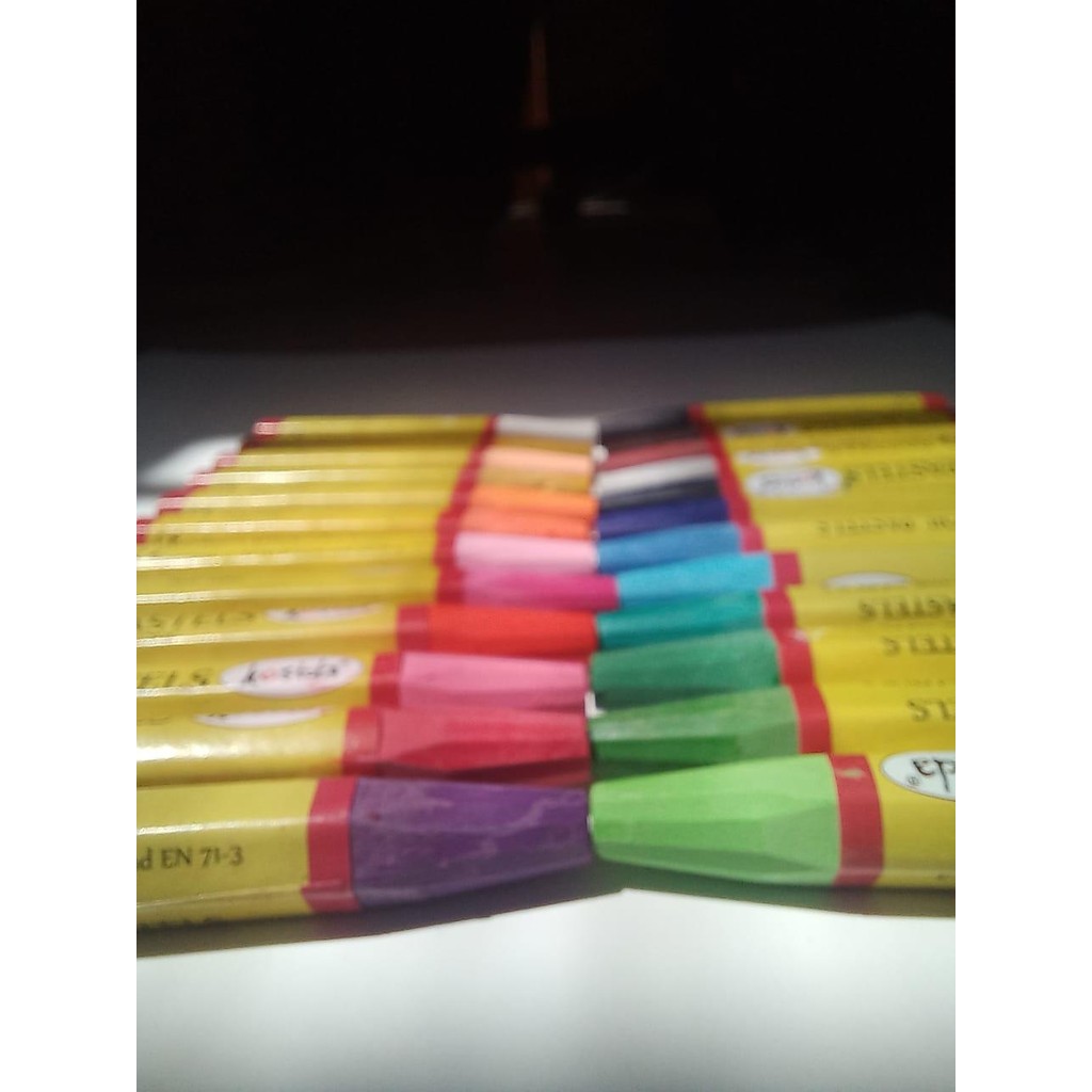 Kosida Yağlı Pastel Boya 24 Renk Canlı ve Parlak Renkler Kolay Karışım Özelliği Pastel Boya Fiyatı