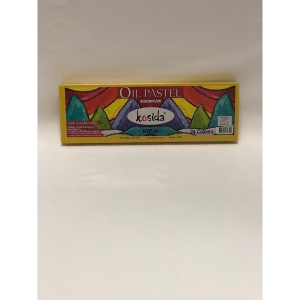 Kosida Yağlı Pastel Boya 24 Renk (Kyp-24) Pastel Boya Fiyatı