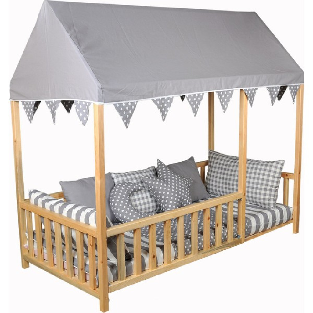 Köşk Mobilya Çatılı Montessori Yatak 90x190 - 90 x 190 cm Karyola Fiyatı