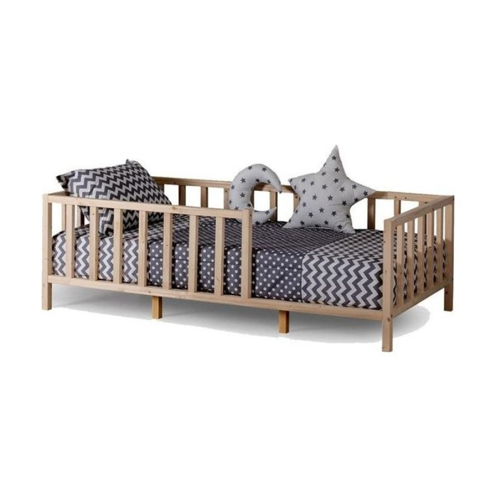 Köşk Mobilya Montessori Yatak Ahşap Yatak Çatısız Model 90x190 - 90 x 190 cm - Kahverengi Karyola Fiyatı