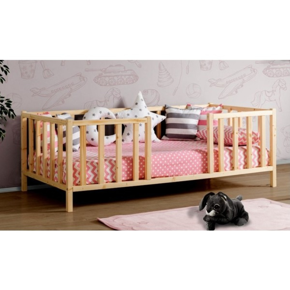 Köşk Mobilya Montessori Yatak Ortadan Giriş Model - 70 x 110 cm - Kahverengi Karyola Fiyatı