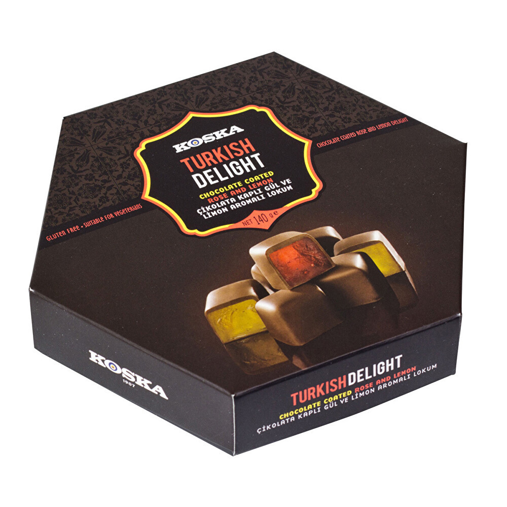 Koska Gül-Limon Aromalı Çikolata Kap Lokum 140 Gr Şekerleme Sakız Fiyatı
