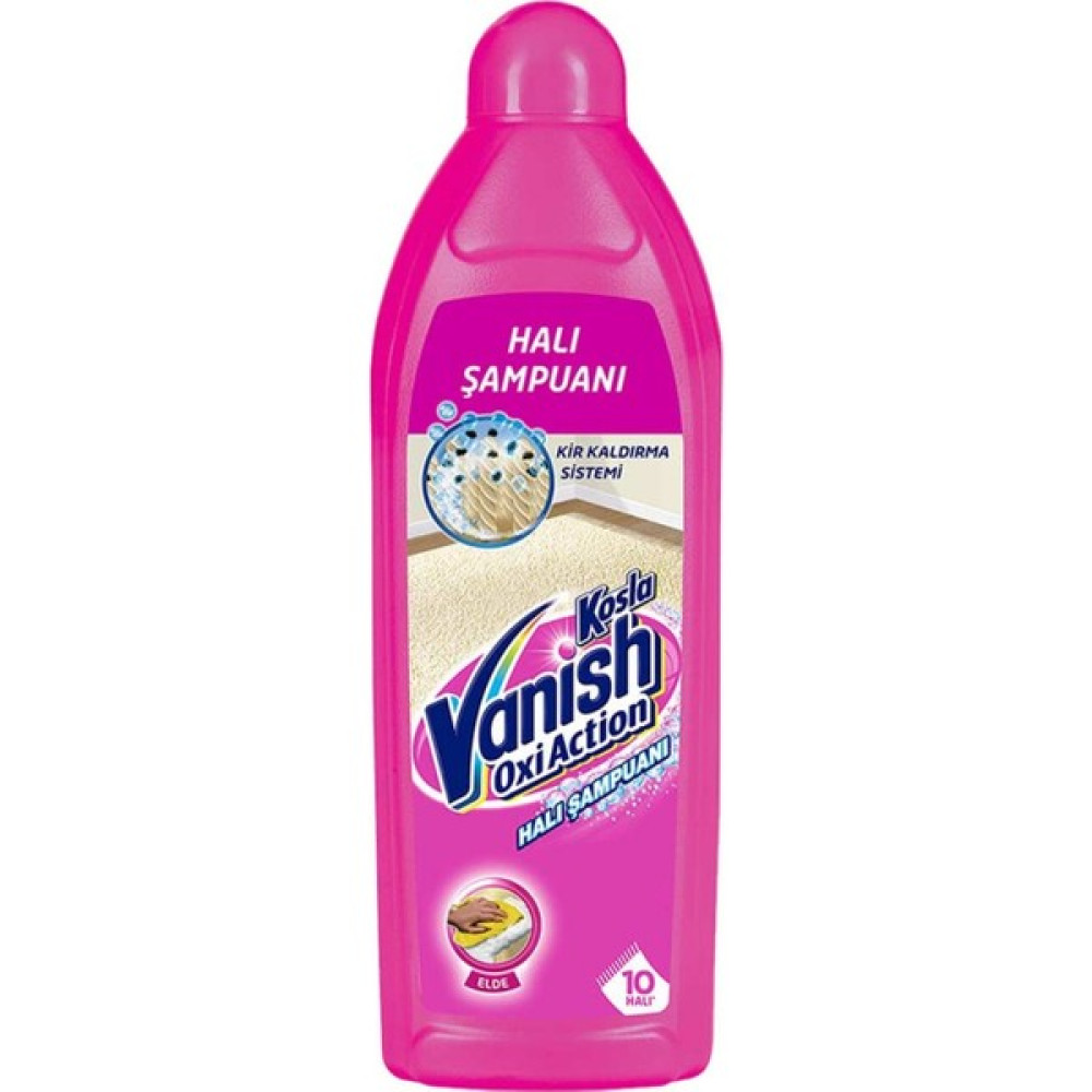 Kosla Halı Şampuanı Elde Yıkama 800GR x 12 Adet - Pembe Temizlik Malzemeleri Fiyatı