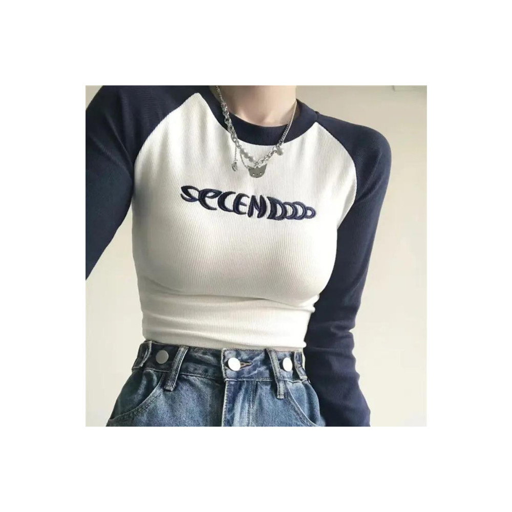 Köstebek Beyaz Secendo Raglan Uzun Kollu Crop L Beden Bayan T-shirt Fiyatı