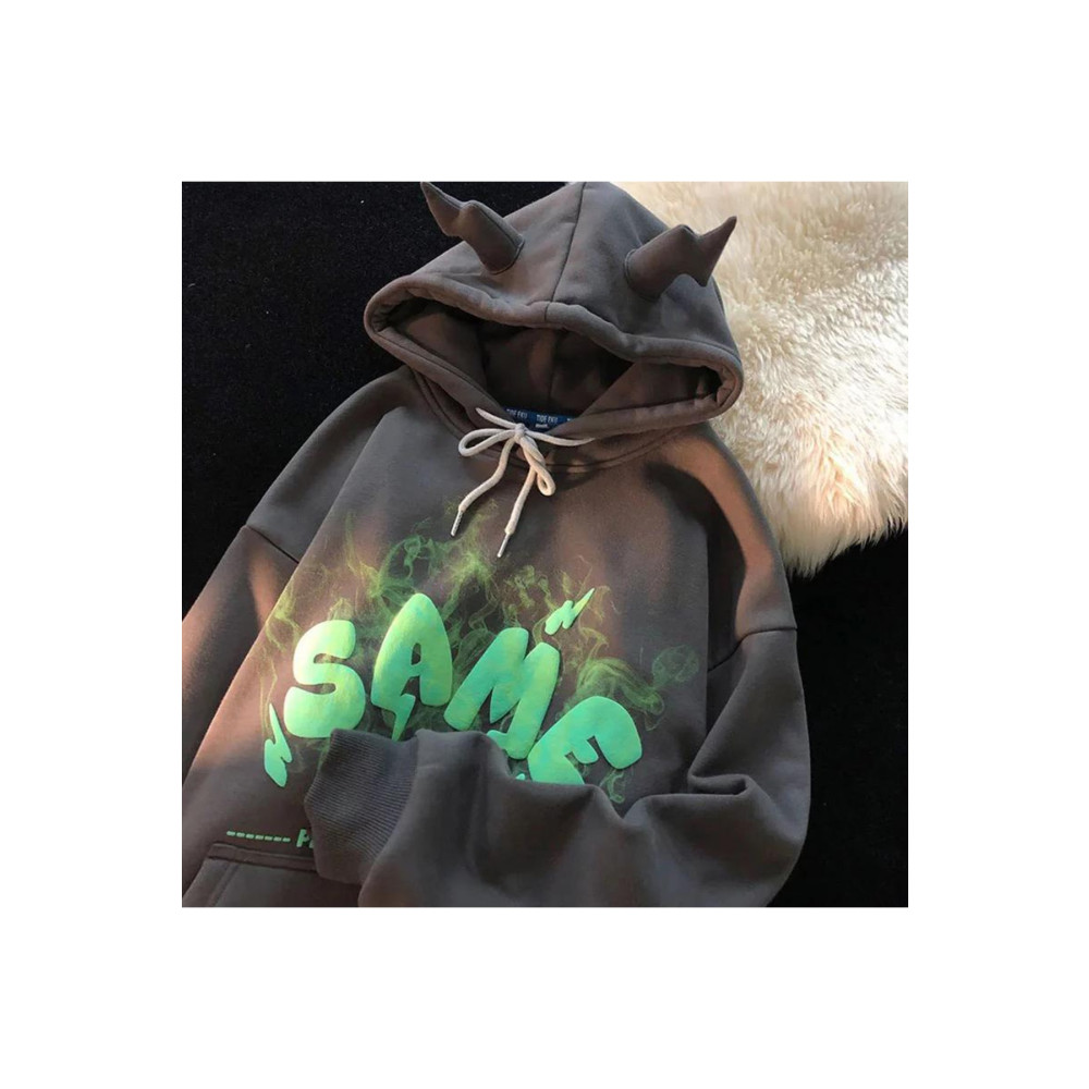 Köstebek Füme The Same Lightning Unisex Kapüşonlu Sweatshirt L Beden Bayan Sweatshirt Fiyatı