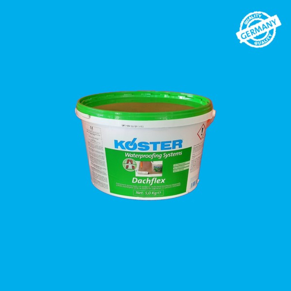 Köster Dachflex - 5 kg - Uv Dayanımlı Likit Membran Dış Cephe Yalıtım Malzemeleri Fiyatı