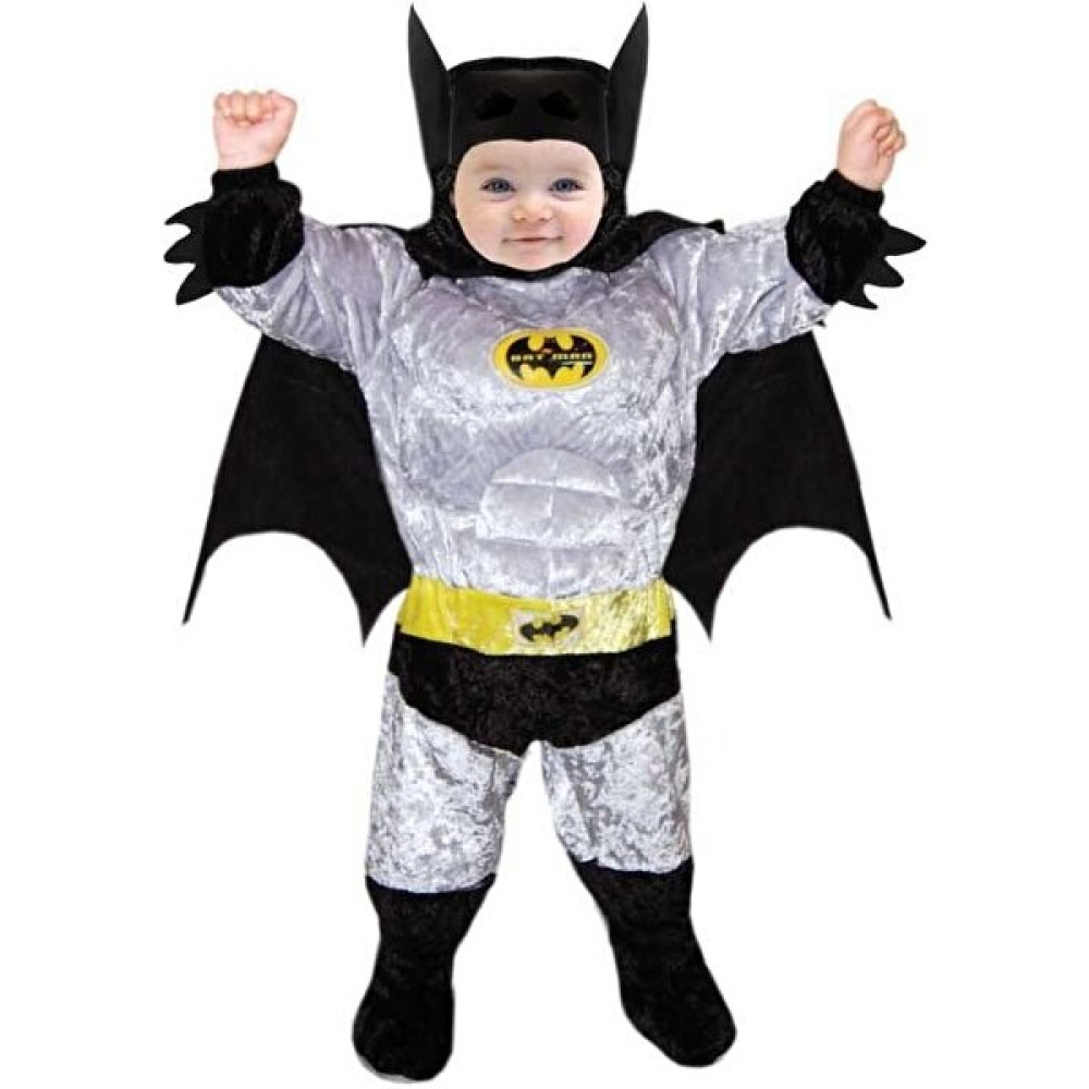 Kostüm Sarayı Bebek Batman Kostümü Kaslı - Gri - Siyah - 6 - 12 Ay Oyuncak Fiyatı