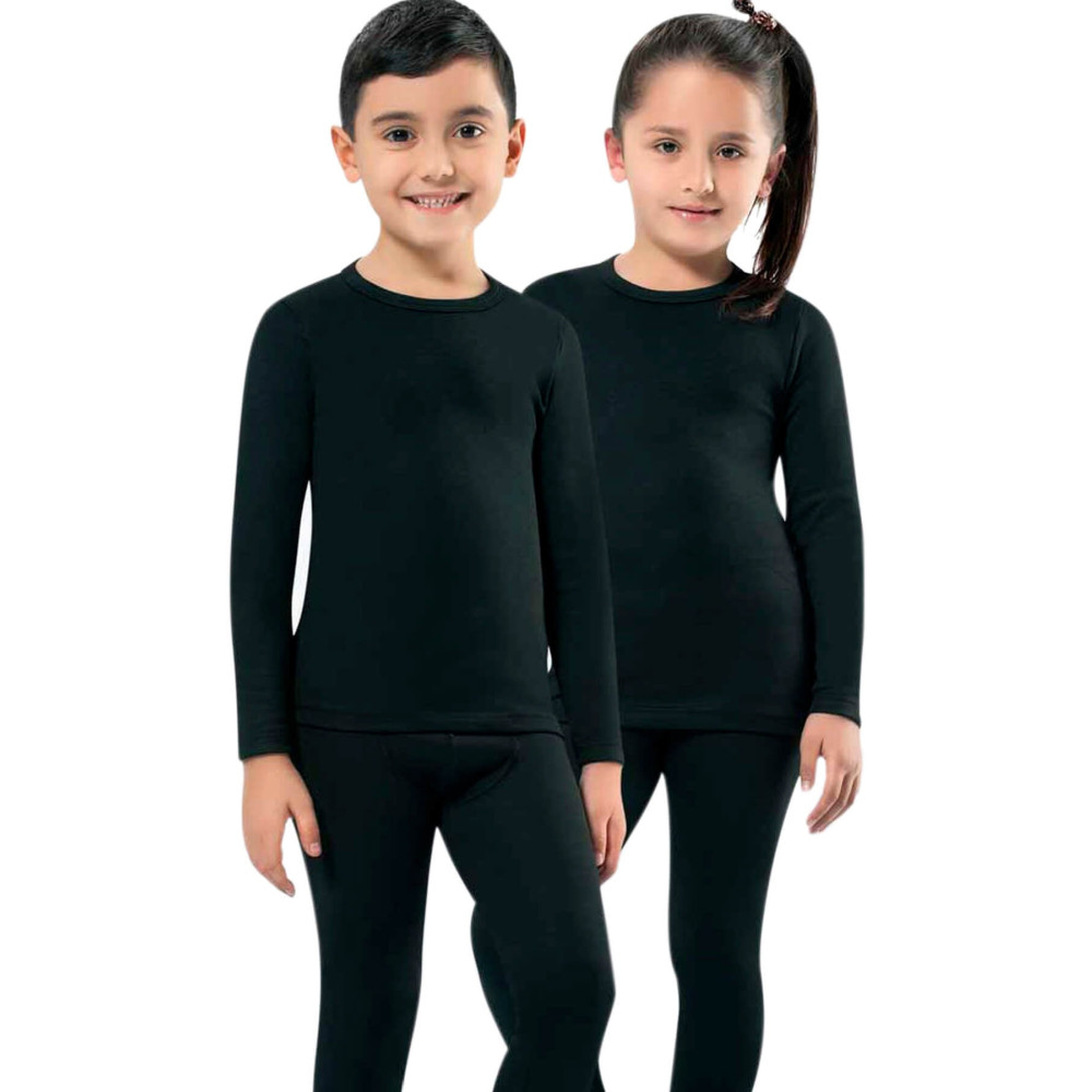 KOTA Unisex Çocuk Siyah Termal Body Mkt2005 Tek Üst 13-14 Yaş Beden Termal İç Giyim Fiyatı