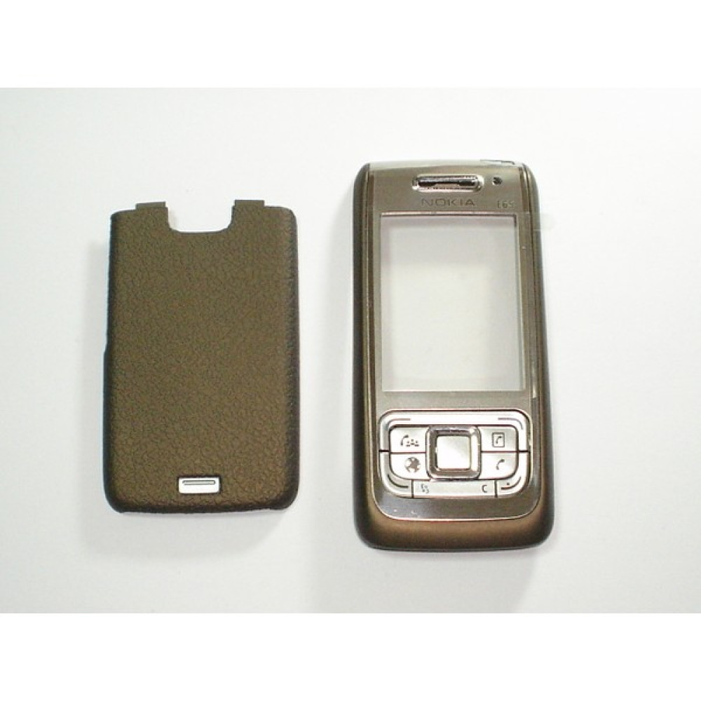 Kotenart Nokia E65 Kapak ve Tuş Takımı - Kahverengi Cep Telefonu Aksesuarı Fiyatı