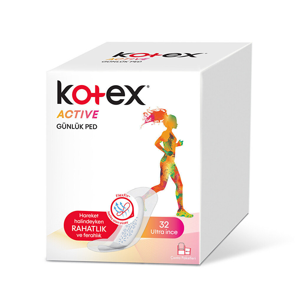 Kotex Active Günlük Ped 32'li Hijyenik Pedler ve Tamponlar Fiyatı