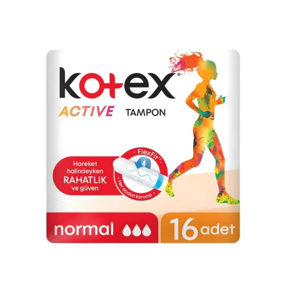 Kotex Active Tampon Normal Srp 16'Lı Hijyenik Pedler ve Tamponlar Fiyatı