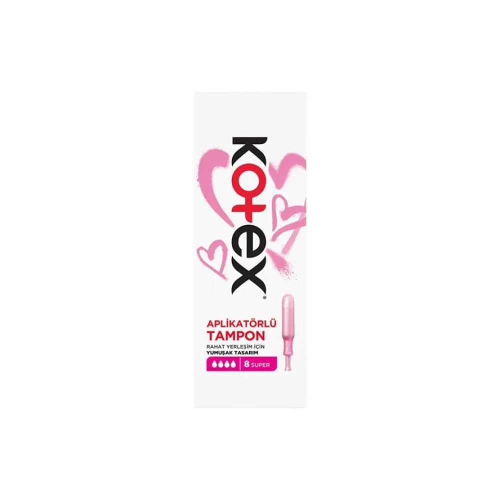 Kotex Aplikatorlu Tampon Super 8'Li Genital Bölge Temizliği Fiyatı