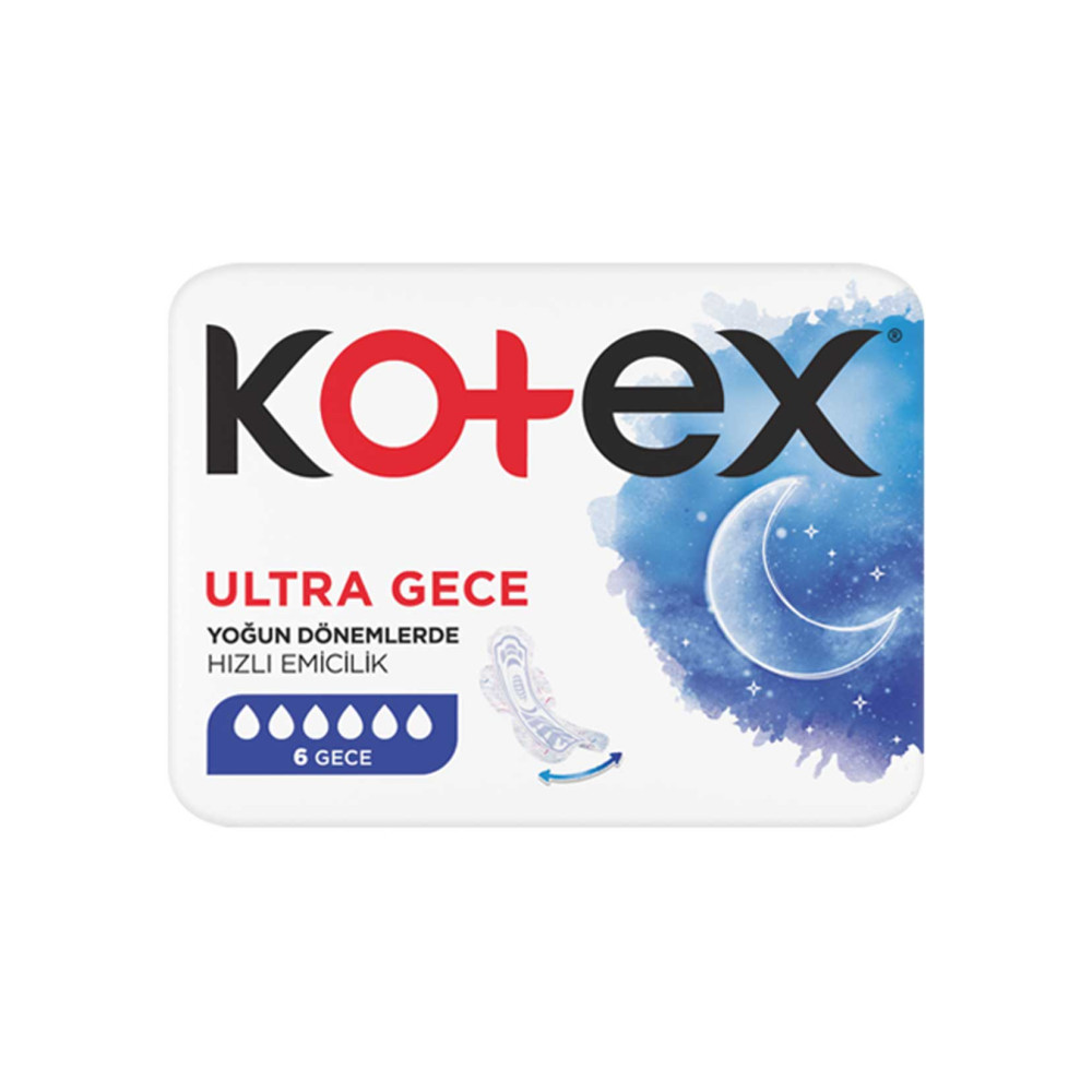Kotex Hijyenik Ped Ultra 6'lı Gece
