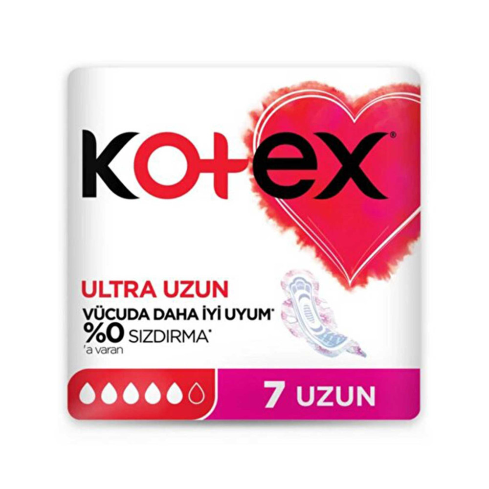 Kotex Hijyenik Ped Ultra 7'li Uzun Hijyenik Pedler ve Tamponlar Fiyatı