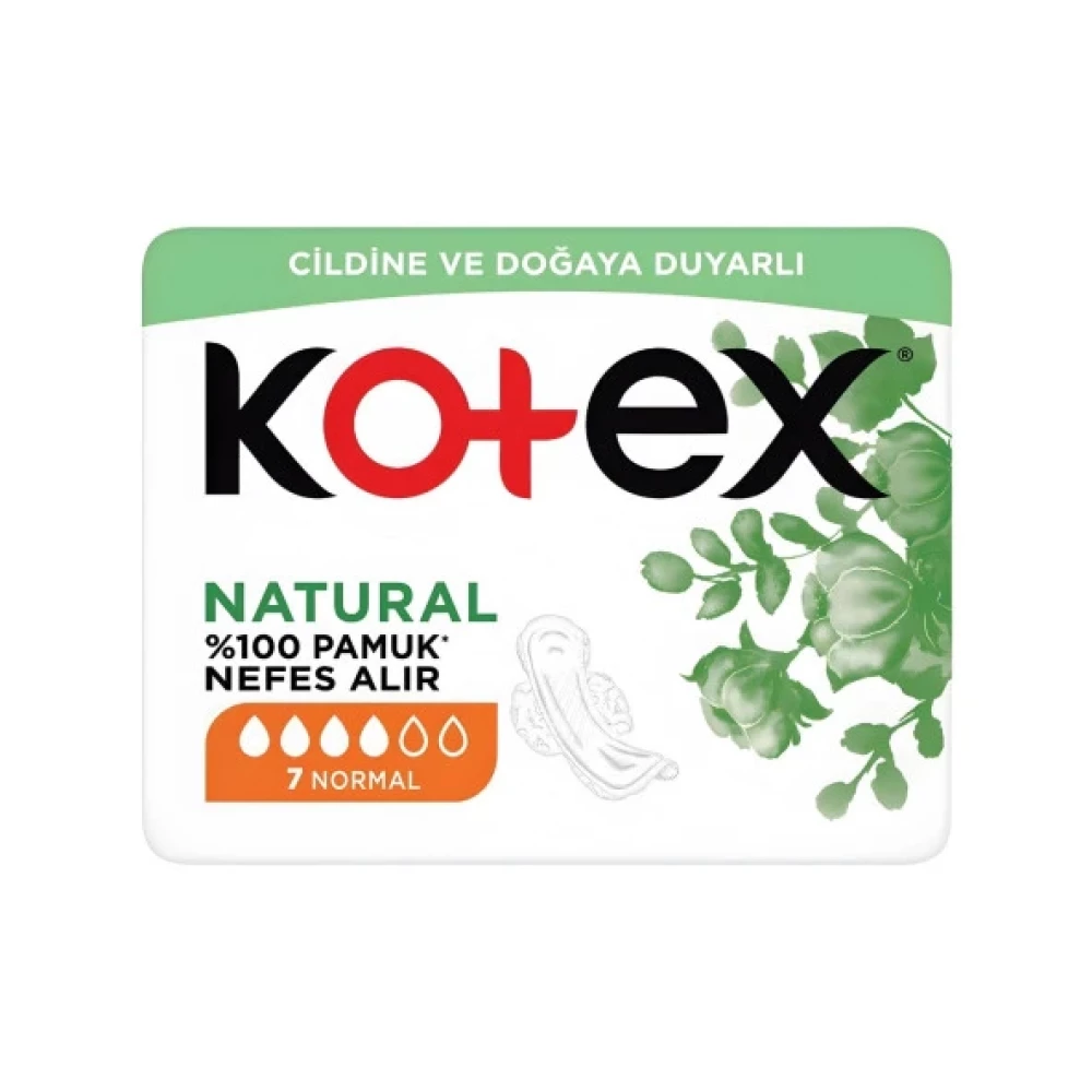 Kotex Natural Ultra Single Normal 7'Li Ped Hijyenik Pedler ve Tamponlar Fiyatı