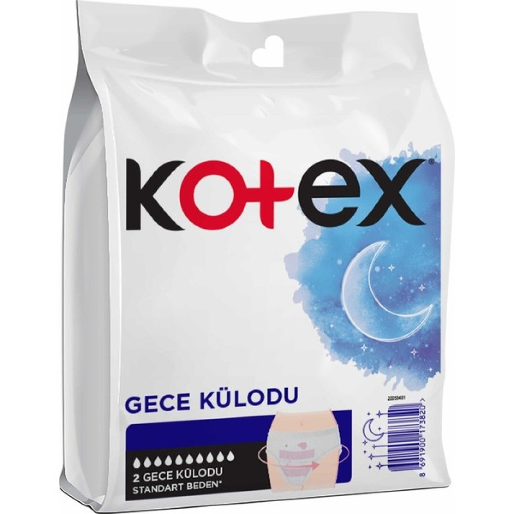 Kotex Regl Gece Külodu 2'li Duş Jelleri ve Banyo Köpükleri Fiyatı