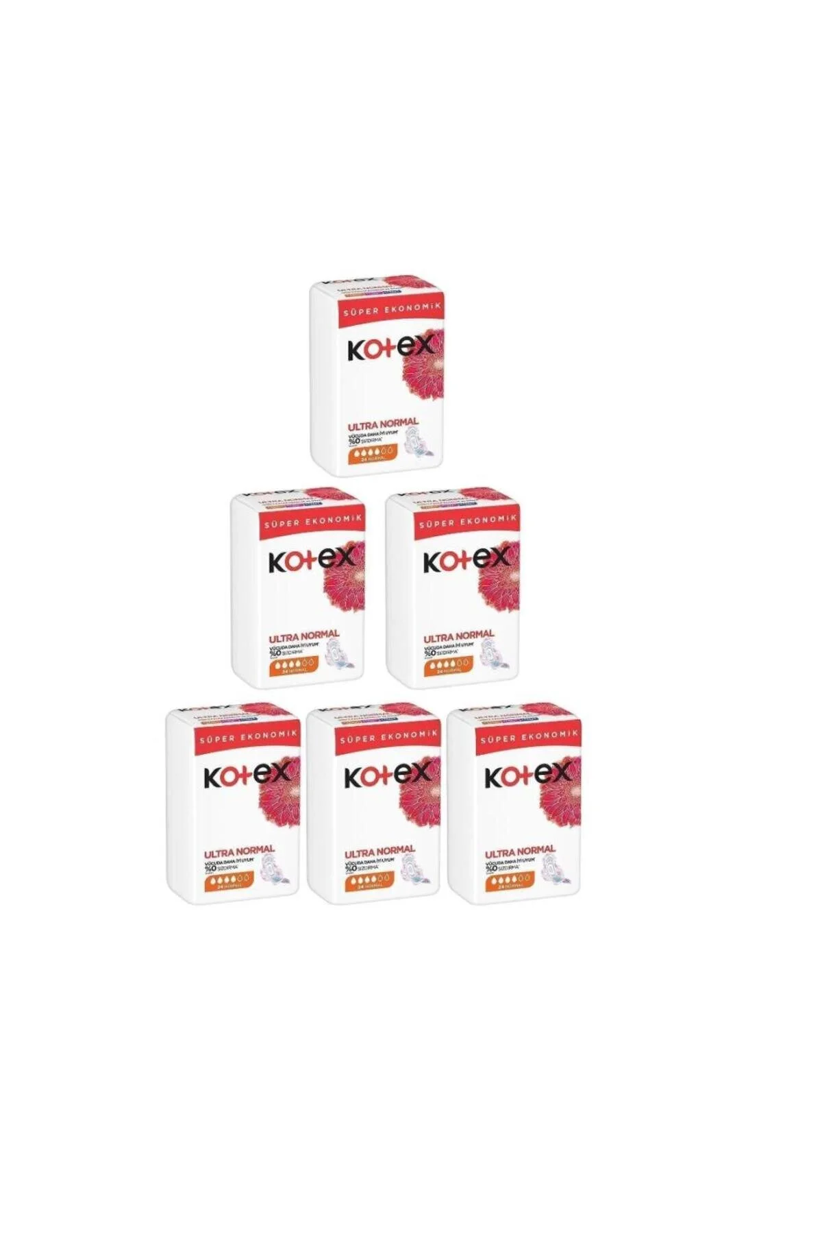 Kotex Ultra Normal Ekonomik Paket 24 Lü X 6 Adet" Hijyenik Pedler ve Tamponlar Fiyatı