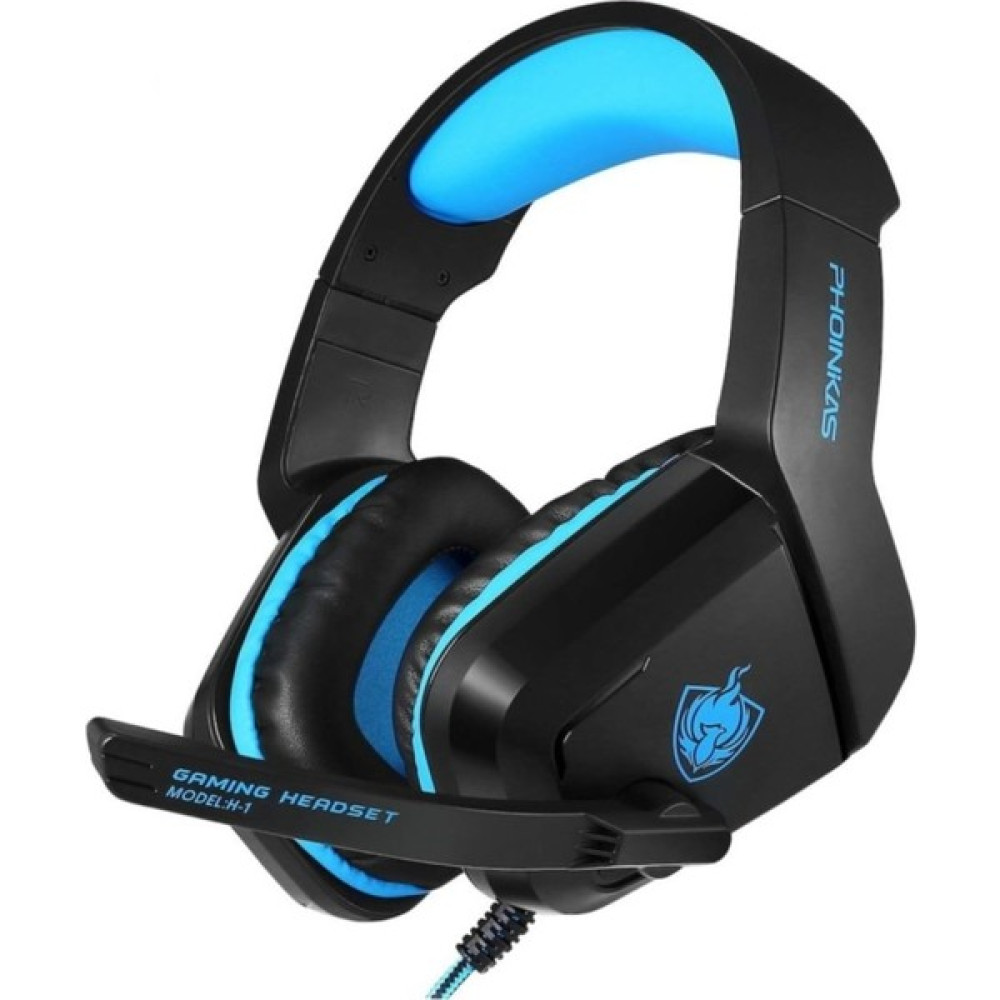Kotion Each Kotıon Phoinikas H1 Oyuncu Gamer Seri Pc-Xbox One-Ps4 Kumandalı Kulaklık Phoınikas H1 - Siyah - Mavi Kulak Üstü Kulaklık Fiyatı