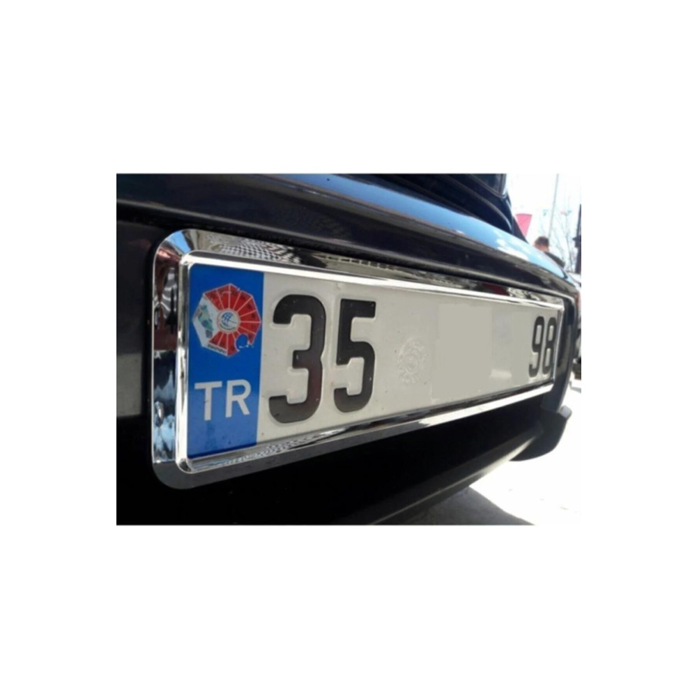 KOTO 2 Adet Nikelajlı Plakalık Yeni Nesil Krom Plakalık 1 Takım 2 Adet Araba & Motorsiklet Aksesuarı Fiyatı