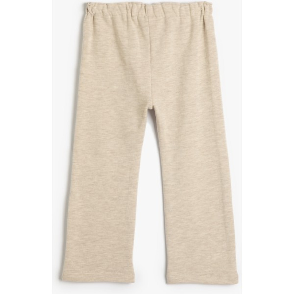Koton 4Wmg40063Ak 050 Bej Kız Bebe Pamuk Jersey Eşofman Altı Bebek Eşofman Fiyatı