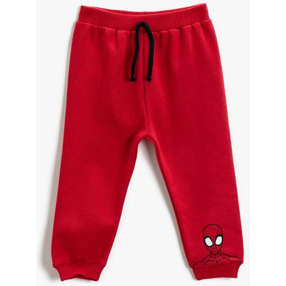 Koton Erkek Bebek Spider Man Baskılı Belden Bağlamalı Jogger Eşofman Altı Lisanslı Bebek Pantolon Fiyatı