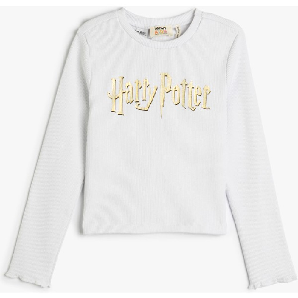 Koton Harry Potter Sweatshirt Lisanslı Uzun Kollu Bisiklet Yaka Ribanalı Kız Çocuk T-shirt Fiyatı