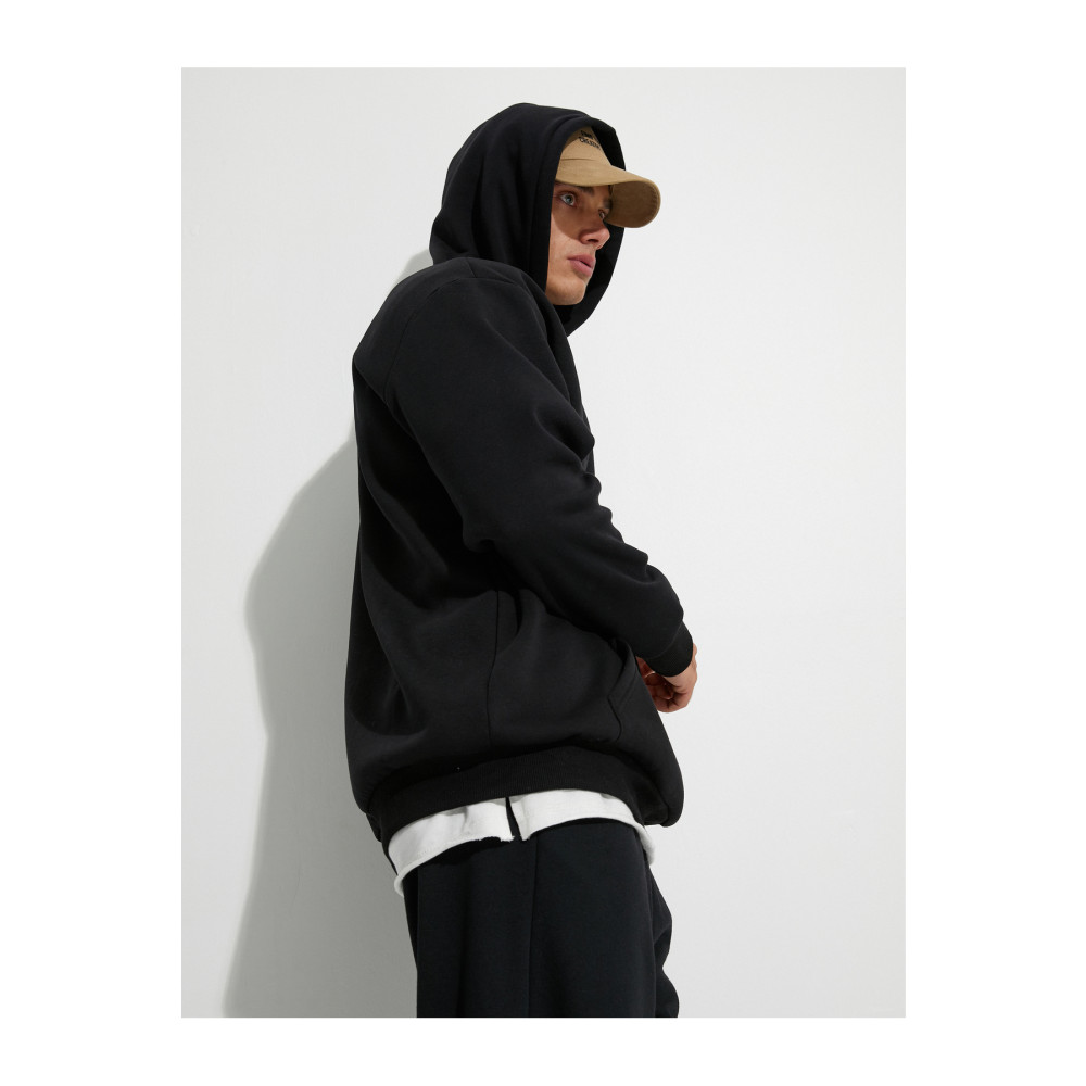 Koton Kapşonlu Sweat Kanguru Cep Detaylı Uzun Kollu Şardonlu S Beden Bayan Sweatshirt Fiyatı