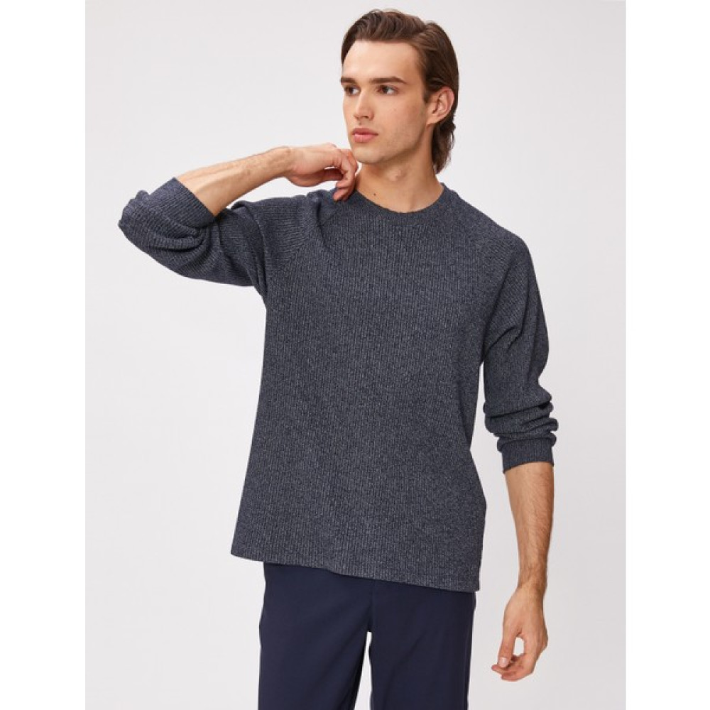 Koton Kırçıllı Kazak Bisiklet Yaka Slim Fit Uzun Kollu Erkek Kazak & Süveter & Triko Fiyatı