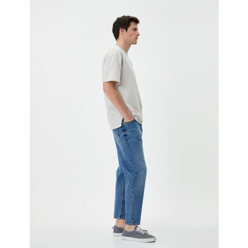 Koton Loose Fit Bol Kot Pantolon Cepli Pamuklu Standart Bel - Steve Jean Erkek Jeans / Kot Pantolon Fiyatı