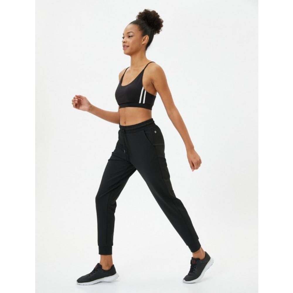 Koton Spor Jogger Eşofman Altı Yüksek Bel Beli Bağlamalı Cepli Kadın Eşofman Fiyatı