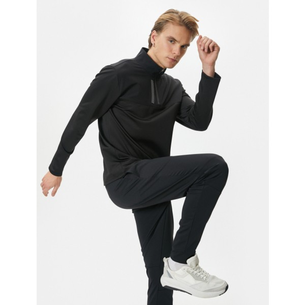 Koton Spor Sweatshirt Yarım Fermuarlı Dik Yaka Baskılı Erkek Sweatshirt Fiyatı