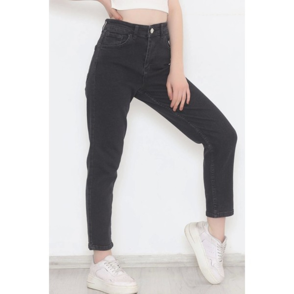 Kotyora Boyfriend Kot Pantolon Koyu Füme - 11917.1431. Bayan Jeans / Kot Pantolon Fiyatı