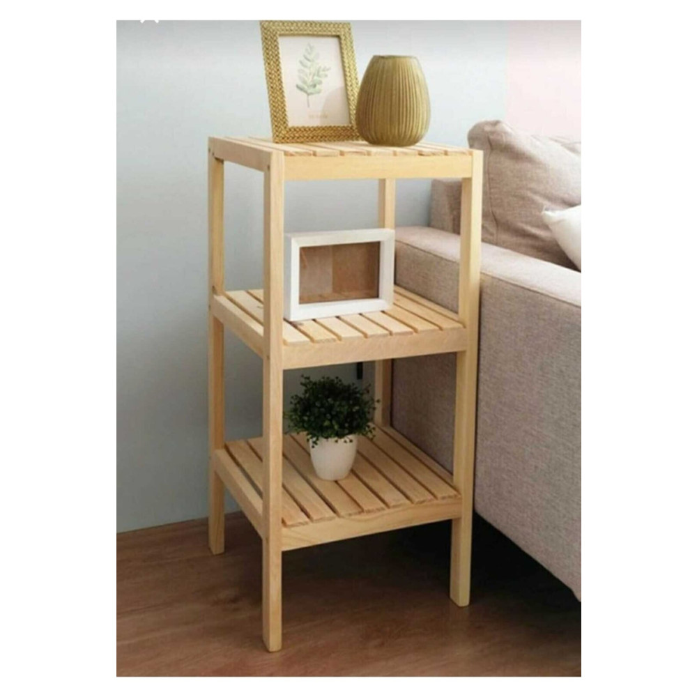 KOVANCI Mobilya Ahşap Üç Raflı Organizer Banyo Dolabı / Mobilyası Fiyatı