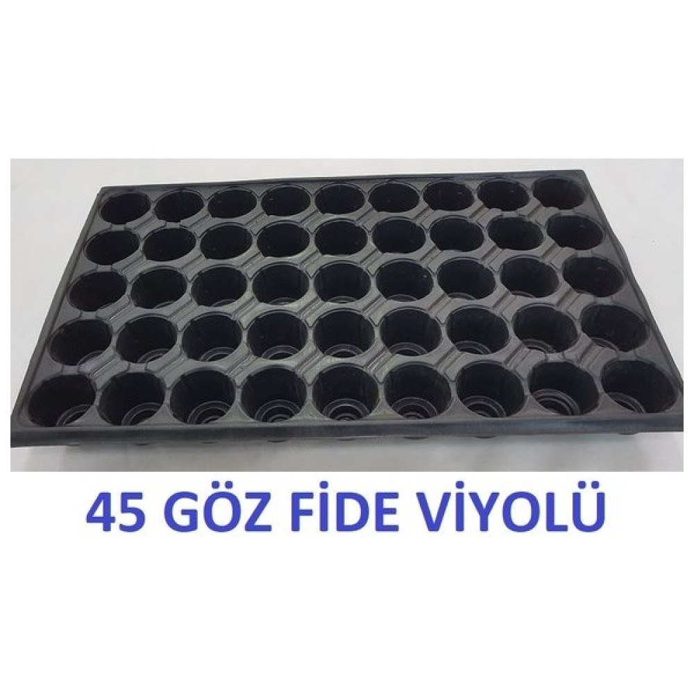 Köy Tohumları 10 Adet Plastik 45 Lik Viyol Fide Tohum Viyol Çimlendirme Viyolü Viyol Sebze Tohumu - Beyaz - Siyah Saksı ve Aksesuarları Fiyatı