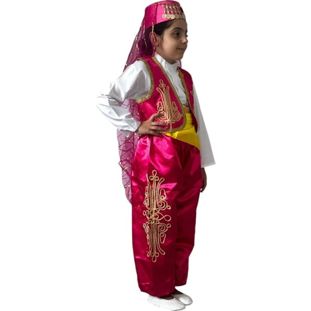 Köylü Kostüm 23 Nisan Folklör Kostümü Pembe Kız Çocuk - 8 - 10 Yaş Oyuncak Fiyatı