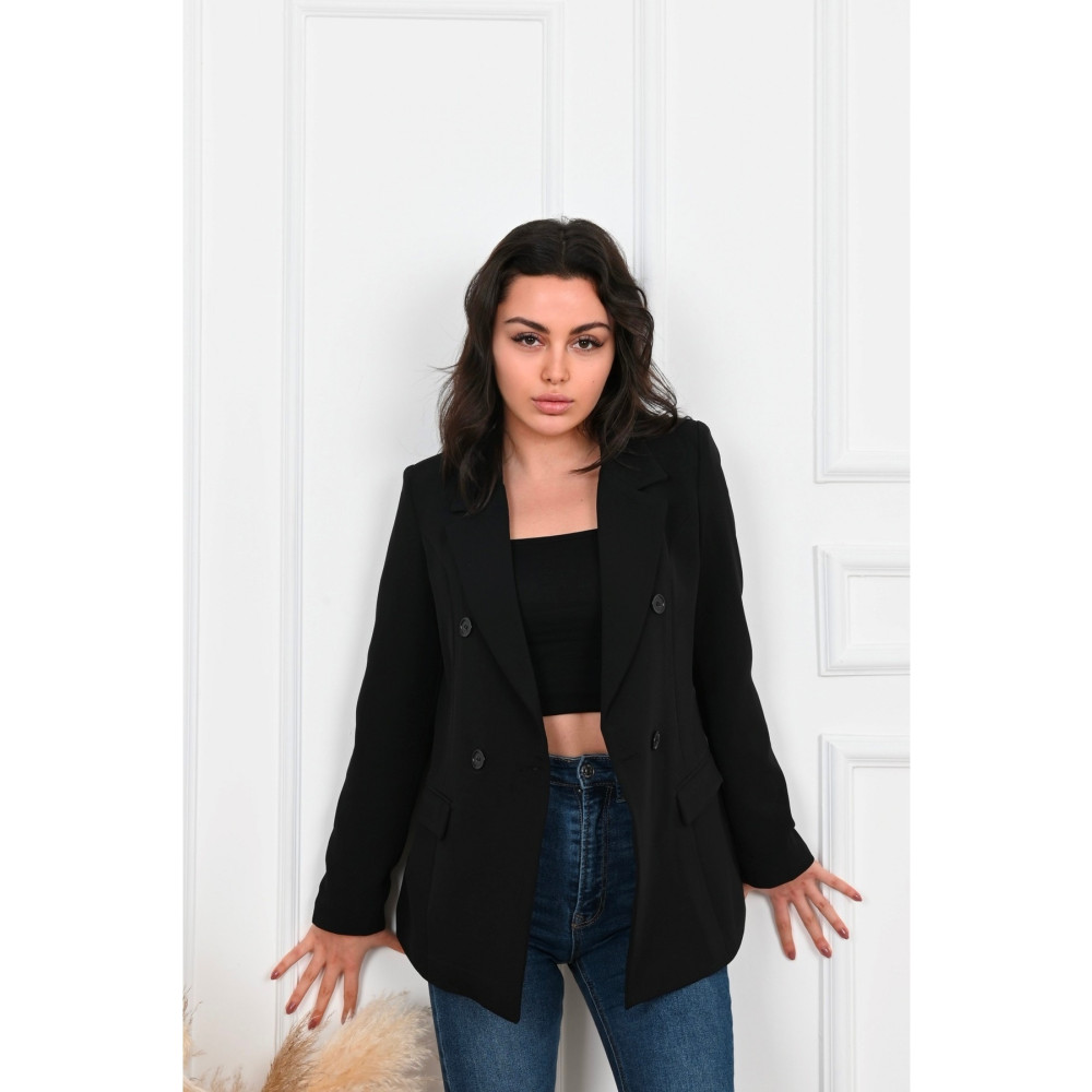 Koza Butik Kadın Astarlı Blazer Ceket 0101-22 46 Beden Bayan Ceket Fiyatı