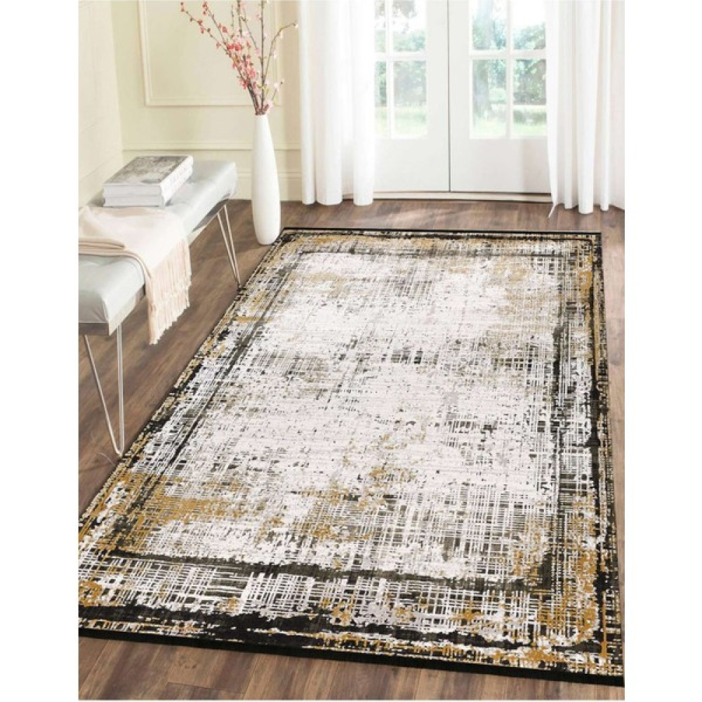 Koza Galata 30745 Gri Sarı - ​160 x 230 cm - Gri - Sarı Salon Halısı Fiyatı
