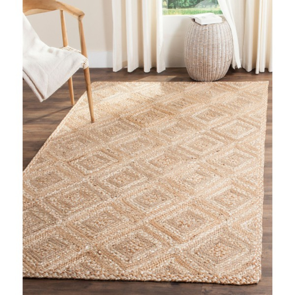 Koza Halı Natura Jüt Halı Hasır Halı Naturel 00018A 90 x 150 - 90 x 150 cm Salon Halısı Fiyatı