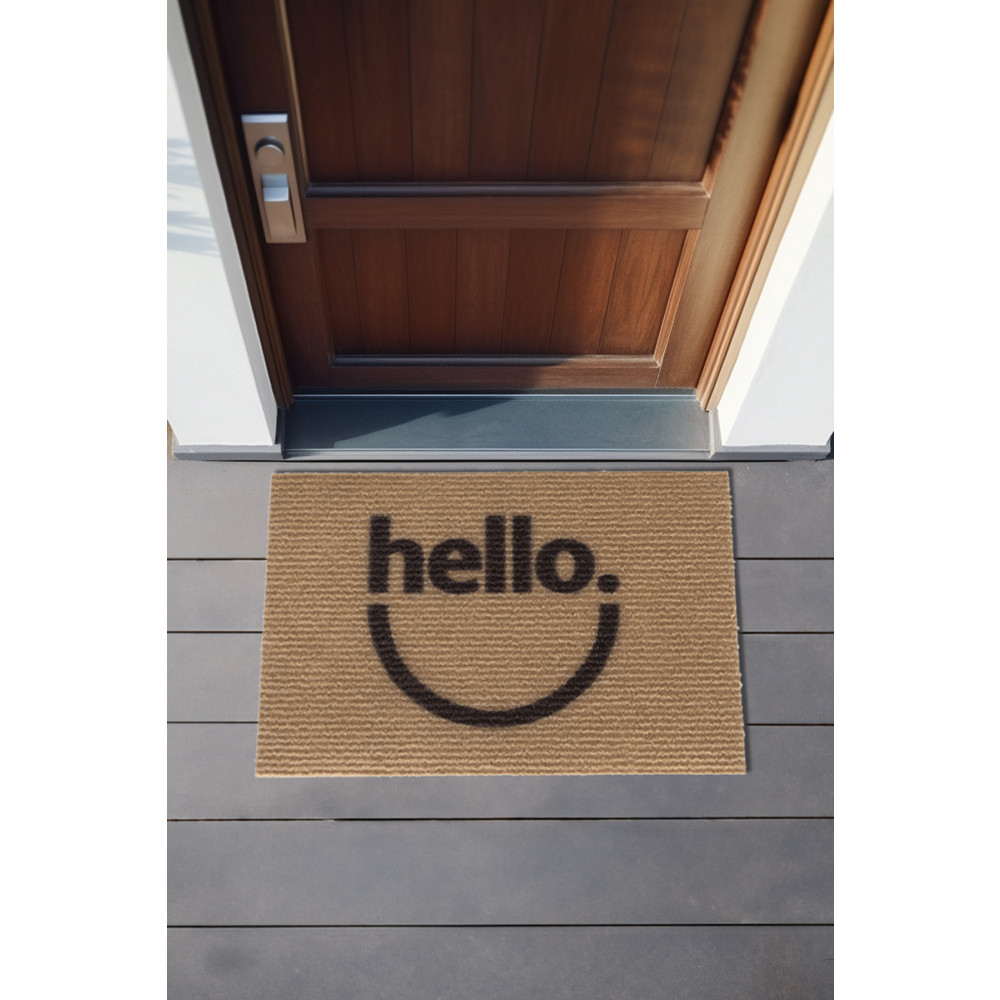 Koza Home Coco Hello Koko Paspas Dış Kapı Paspası Kıl Kapı Önü Paspası 40x60 3671 40 x 60 Beden Paspas Fiyatı