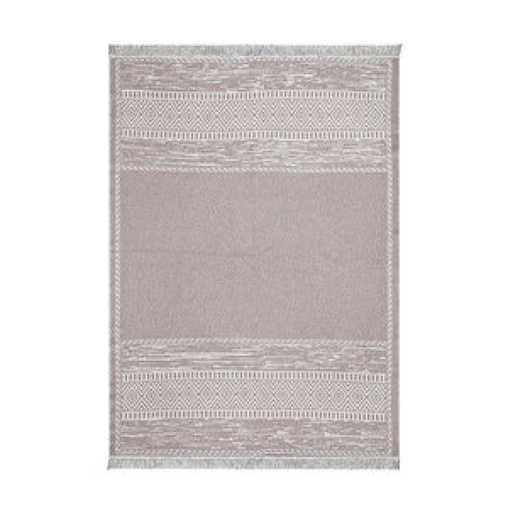 Koza Home Duo Beyaz Bej Çift Taraflı Yıkanabilir Dokuma Kilim 23003a 80x300 cm Kilim Fiyatı