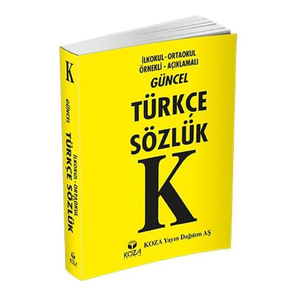 Koza İlkokul - Ortaokul Örnekli Açıklamalı Güncel Türkçe Sözlük (Plastik Kapak) Türkçe Fiyatı
