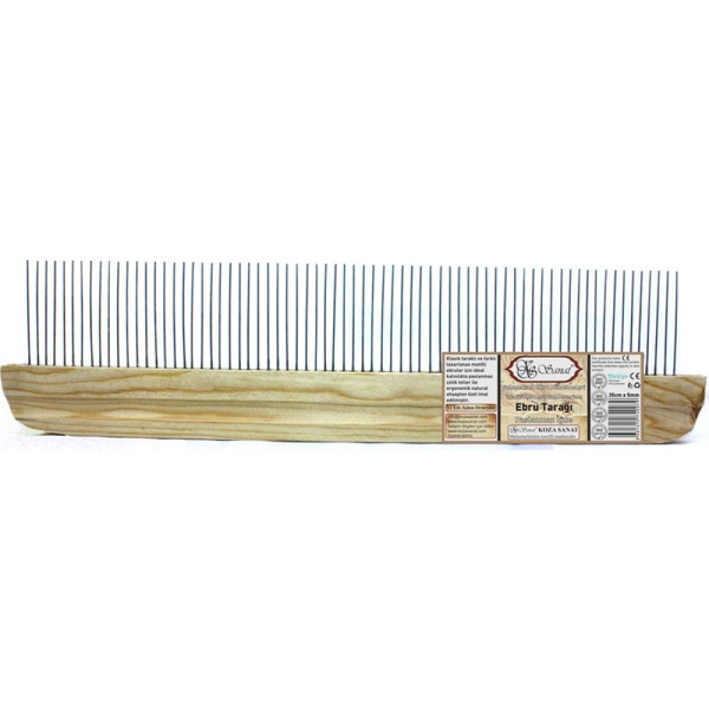 Koza Sanat Ebru Tarağı Paslanmaz Iğne 35 cm x 5 mm Sanatsal Malzemeler Fiyatı