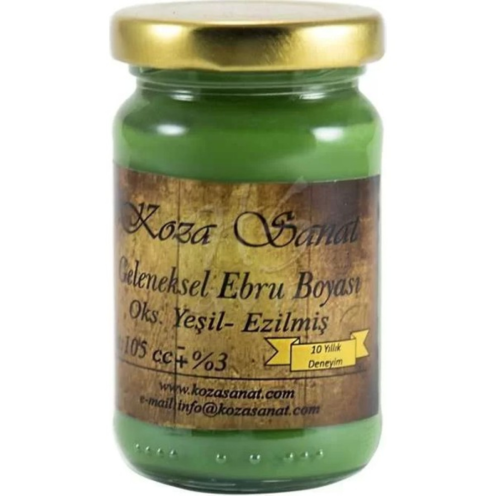 Koza Sanat Ezilmiş Ebru Boyası Oksit Yeşil 105ML Oto Boyaları Fiyatı