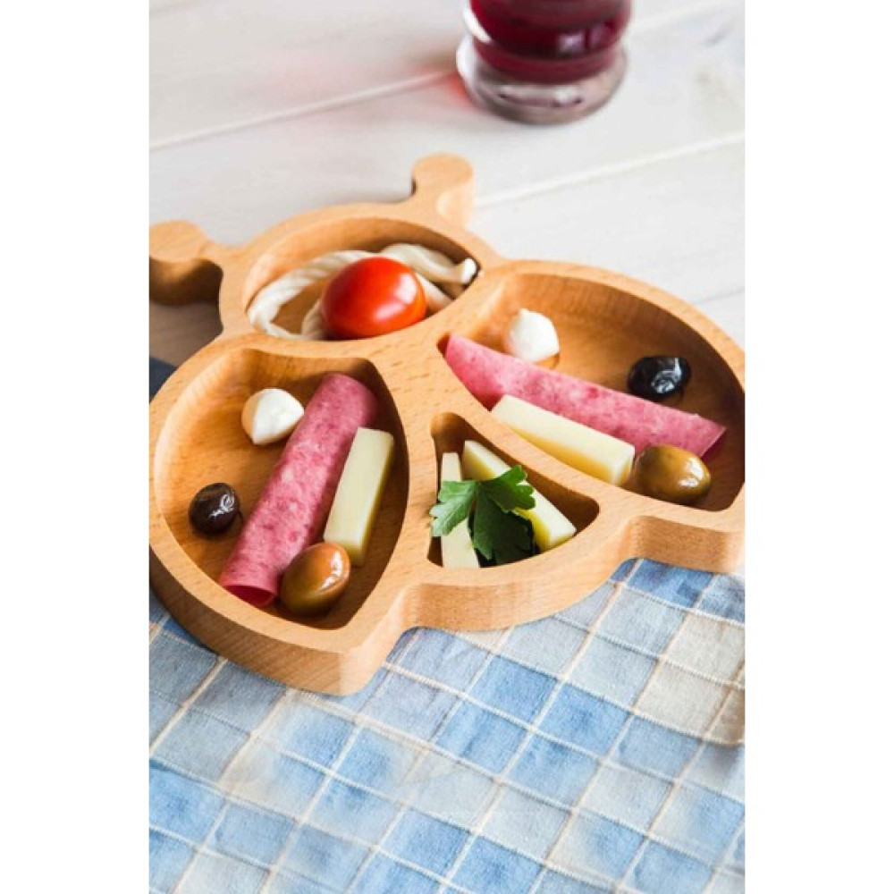Koza Wood Art Ahşap Uğur Böceği Kahvaltı ve Servis Sunum Tabağı Dekoratif Kase Mutfak Gereçleri Fiyatı