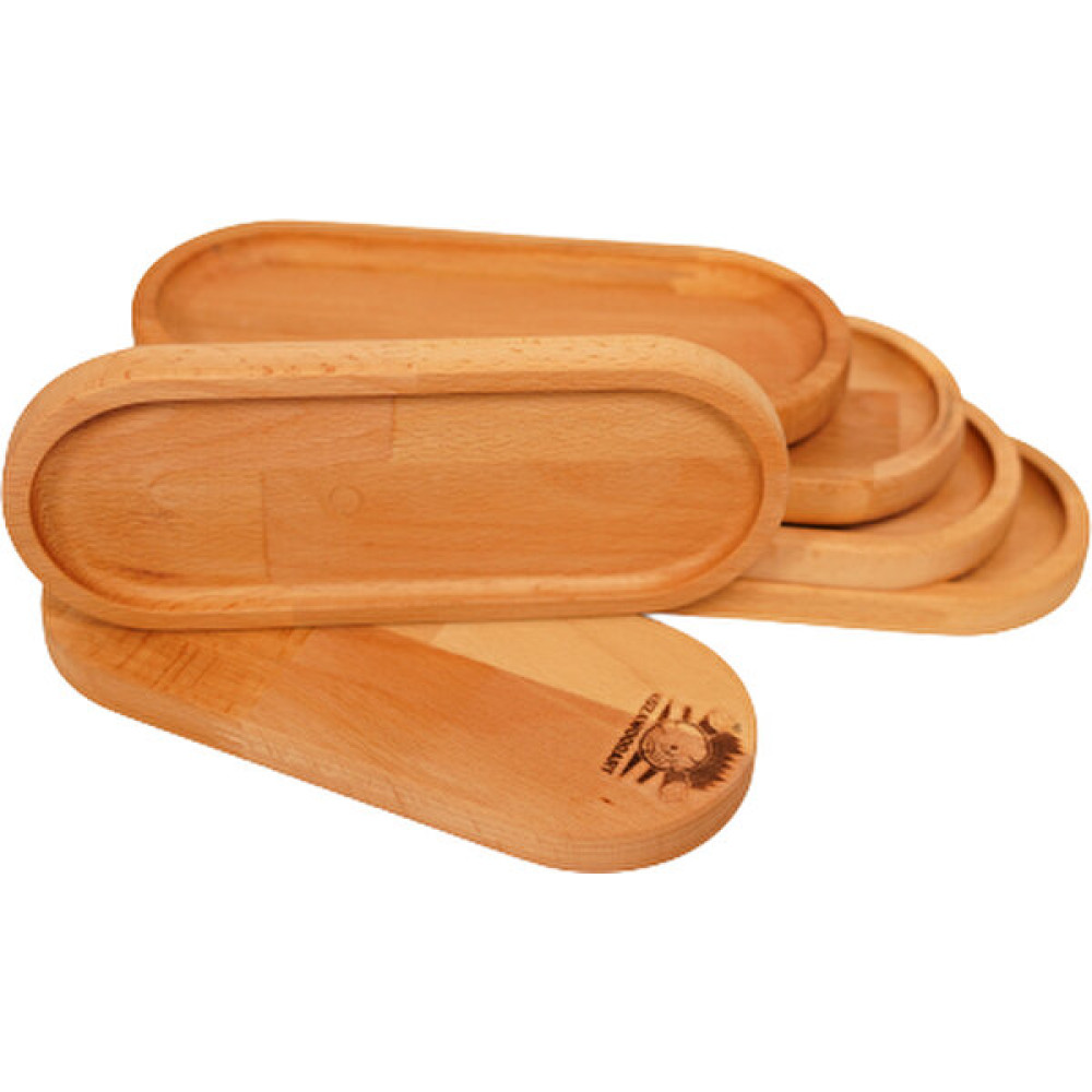 Koza Woodart Ahşap Oval Çerezlik Sunumluk Kahvaltılık Yağdanlık 6’lı (24X10) Mutfak Gereçleri Fiyatı