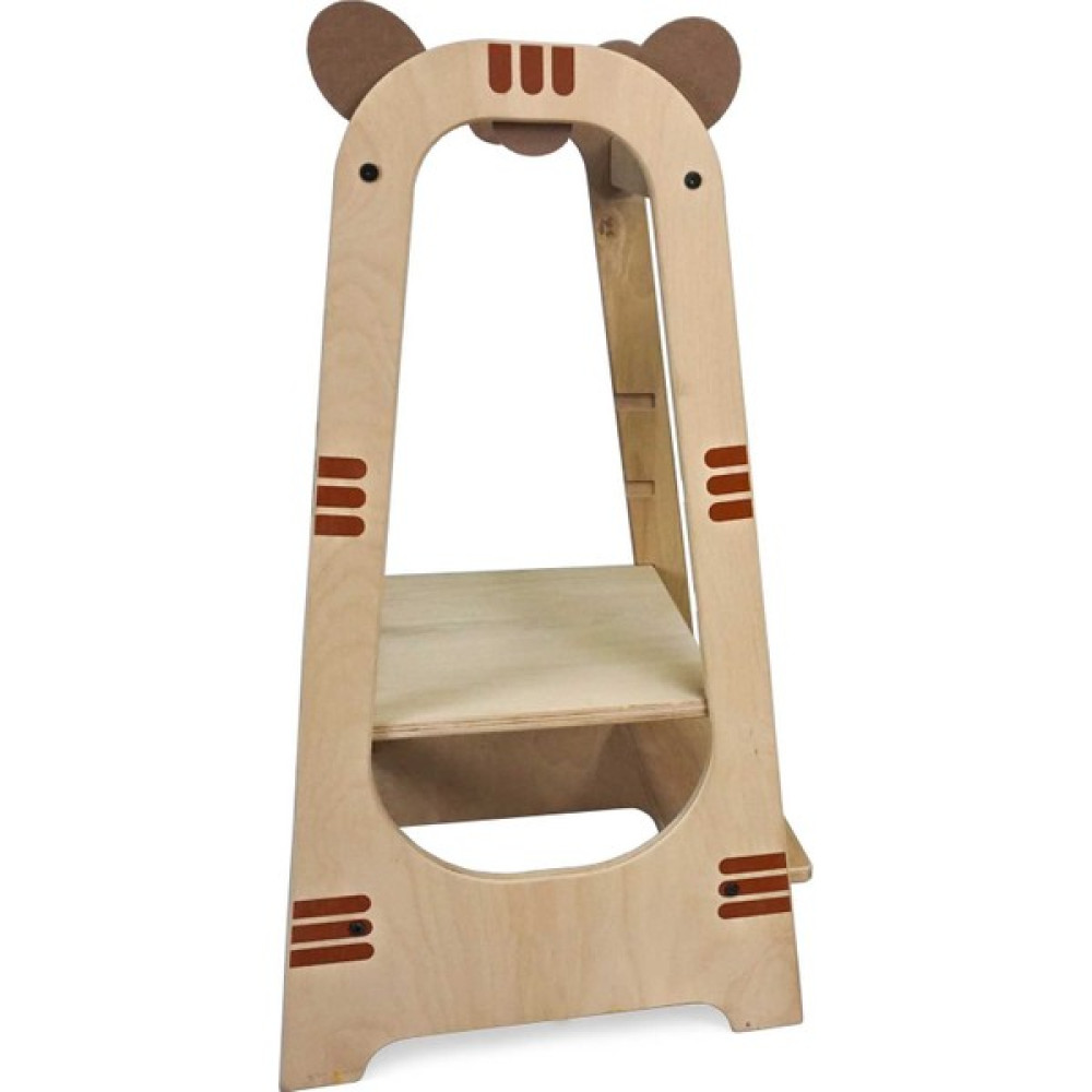 Kozi Wood Kule Öğrenme Kulesi - Kahverengi Bebek Odası Tekstili Fiyatı